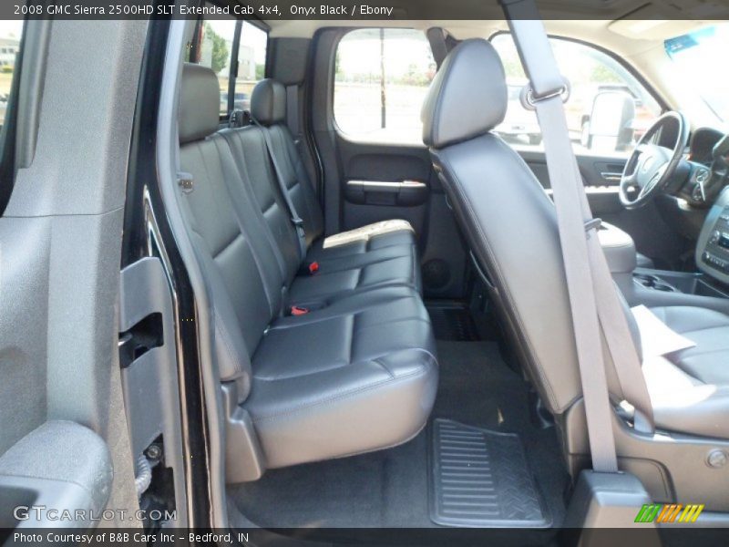 Onyx Black / Ebony 2008 GMC Sierra 2500HD SLT Extended Cab 4x4