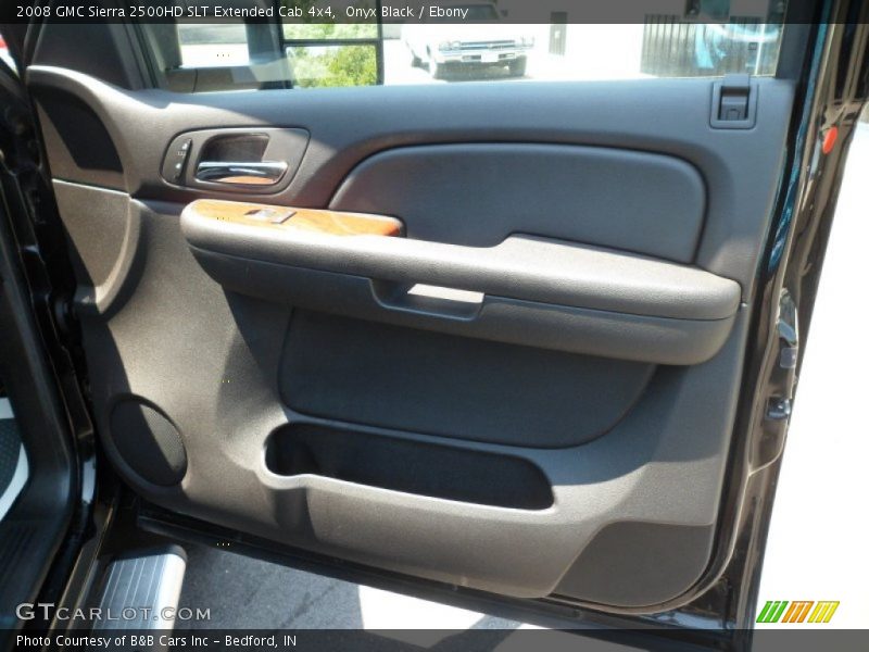 Onyx Black / Ebony 2008 GMC Sierra 2500HD SLT Extended Cab 4x4