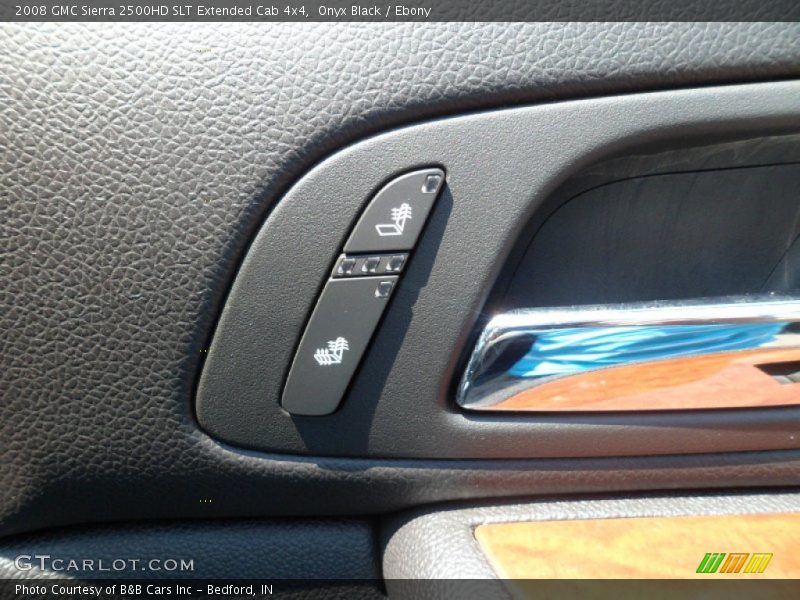 Onyx Black / Ebony 2008 GMC Sierra 2500HD SLT Extended Cab 4x4