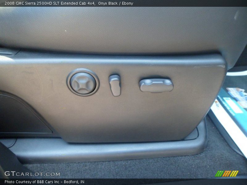 Onyx Black / Ebony 2008 GMC Sierra 2500HD SLT Extended Cab 4x4