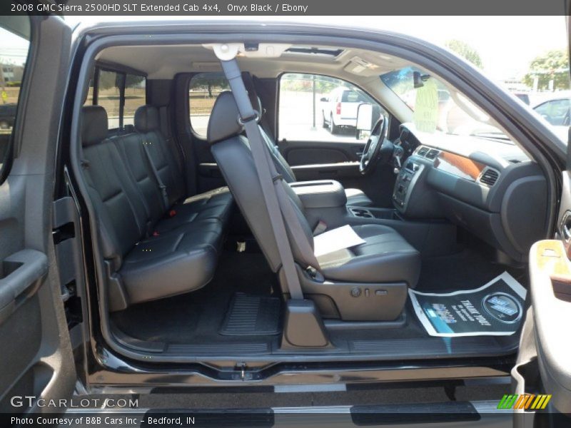 Onyx Black / Ebony 2008 GMC Sierra 2500HD SLT Extended Cab 4x4