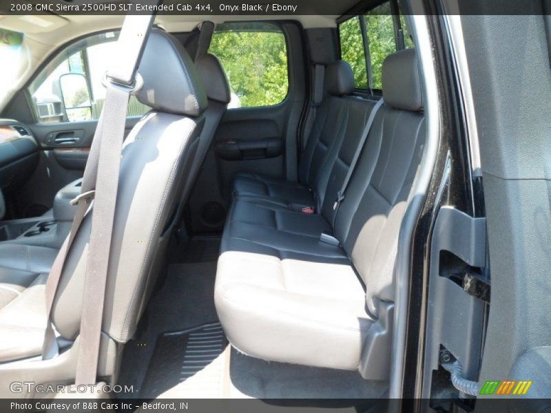 Onyx Black / Ebony 2008 GMC Sierra 2500HD SLT Extended Cab 4x4