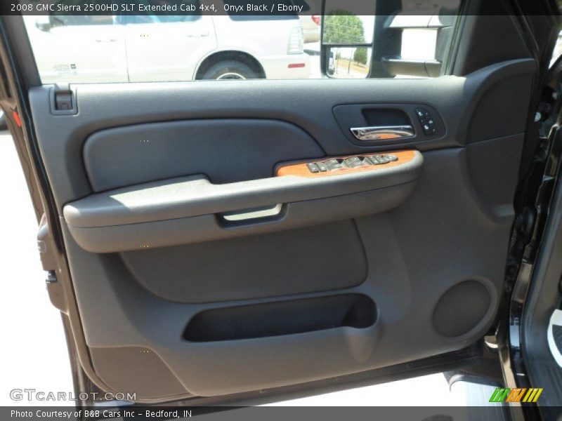 Onyx Black / Ebony 2008 GMC Sierra 2500HD SLT Extended Cab 4x4