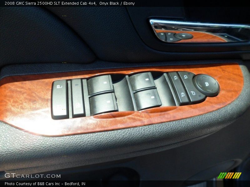 Onyx Black / Ebony 2008 GMC Sierra 2500HD SLT Extended Cab 4x4