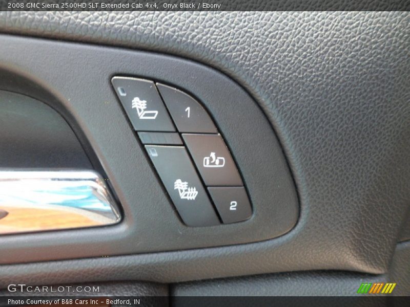 Onyx Black / Ebony 2008 GMC Sierra 2500HD SLT Extended Cab 4x4