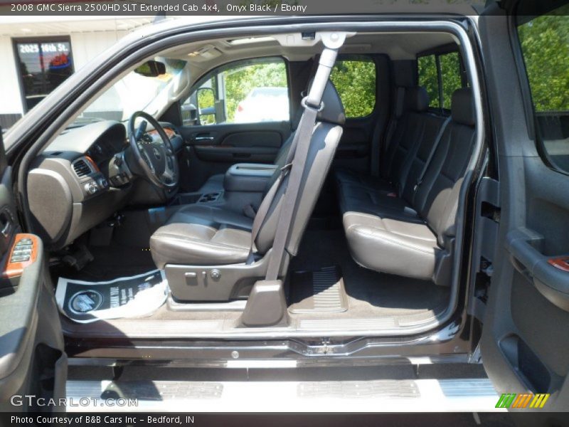Onyx Black / Ebony 2008 GMC Sierra 2500HD SLT Extended Cab 4x4