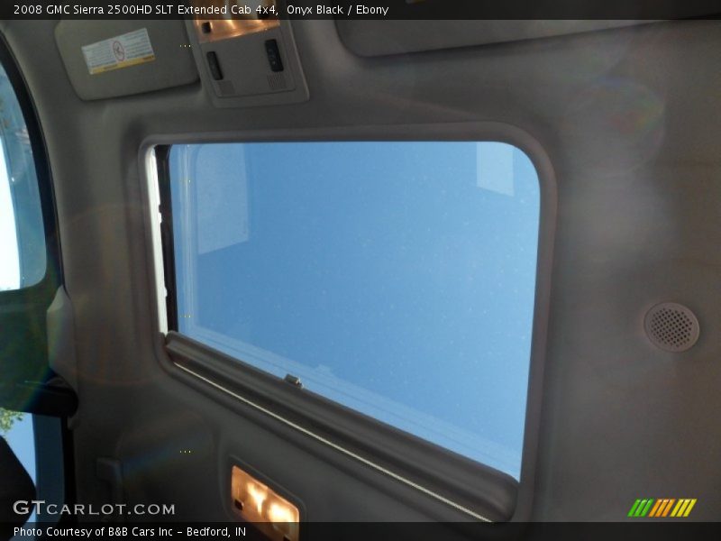 Onyx Black / Ebony 2008 GMC Sierra 2500HD SLT Extended Cab 4x4