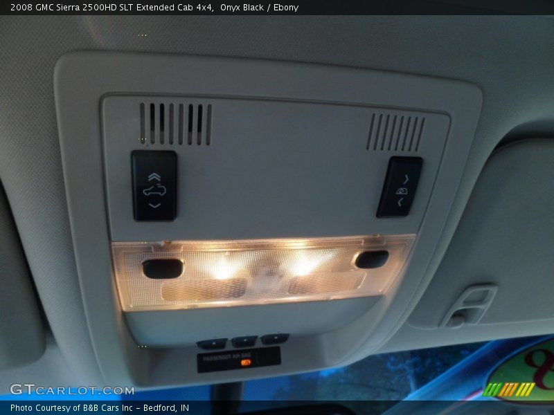 Onyx Black / Ebony 2008 GMC Sierra 2500HD SLT Extended Cab 4x4