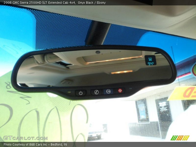 Onyx Black / Ebony 2008 GMC Sierra 2500HD SLT Extended Cab 4x4
