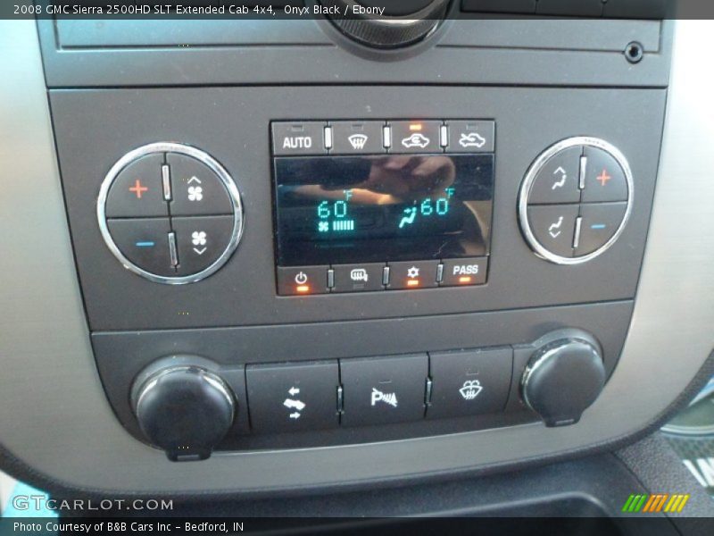 Onyx Black / Ebony 2008 GMC Sierra 2500HD SLT Extended Cab 4x4