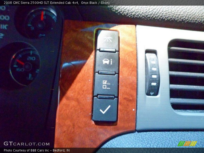 Onyx Black / Ebony 2008 GMC Sierra 2500HD SLT Extended Cab 4x4
