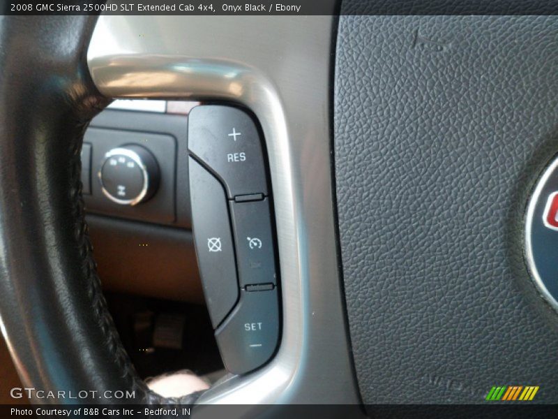 Onyx Black / Ebony 2008 GMC Sierra 2500HD SLT Extended Cab 4x4