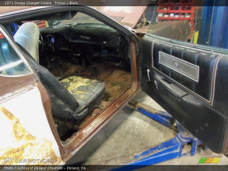 Primer / Black 1971 Dodge Charger Coupe