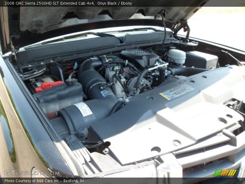 Onyx Black / Ebony 2008 GMC Sierra 2500HD SLT Extended Cab 4x4
