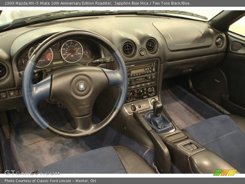Two Tone Black/Blue Interior - 1999 MX-5 Miata 10th Anniversary Edition Roadster 