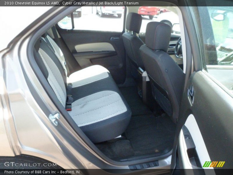 Cyber Gray Metallic / Jet Black/Light Titanium 2010 Chevrolet Equinox LS AWD