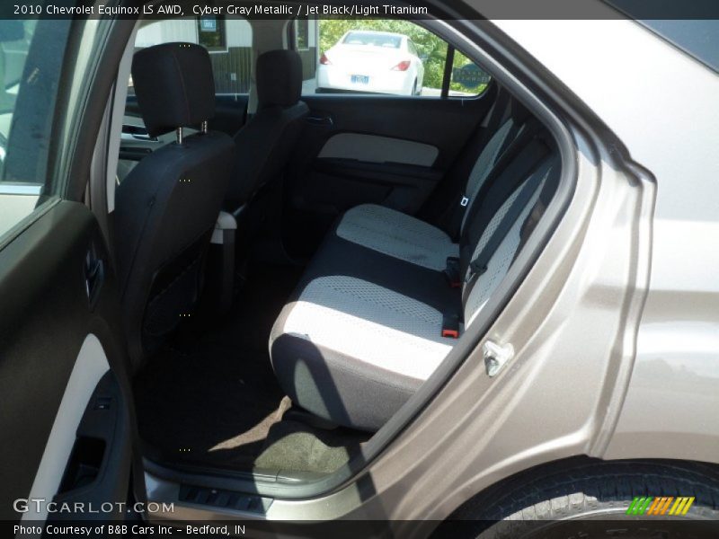 Cyber Gray Metallic / Jet Black/Light Titanium 2010 Chevrolet Equinox LS AWD