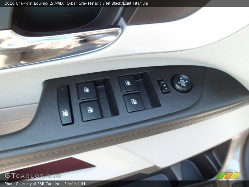 Cyber Gray Metallic / Jet Black/Light Titanium 2010 Chevrolet Equinox LS AWD
