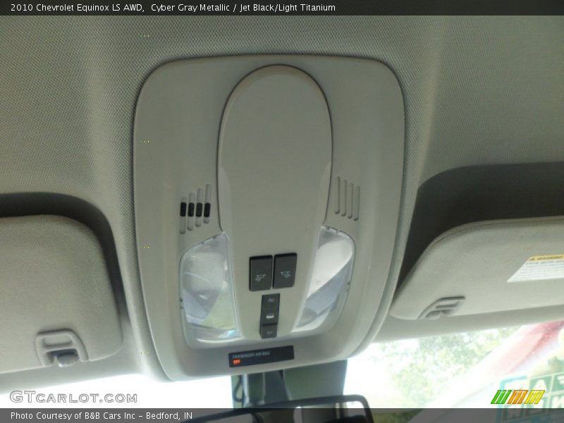 Cyber Gray Metallic / Jet Black/Light Titanium 2010 Chevrolet Equinox LS AWD