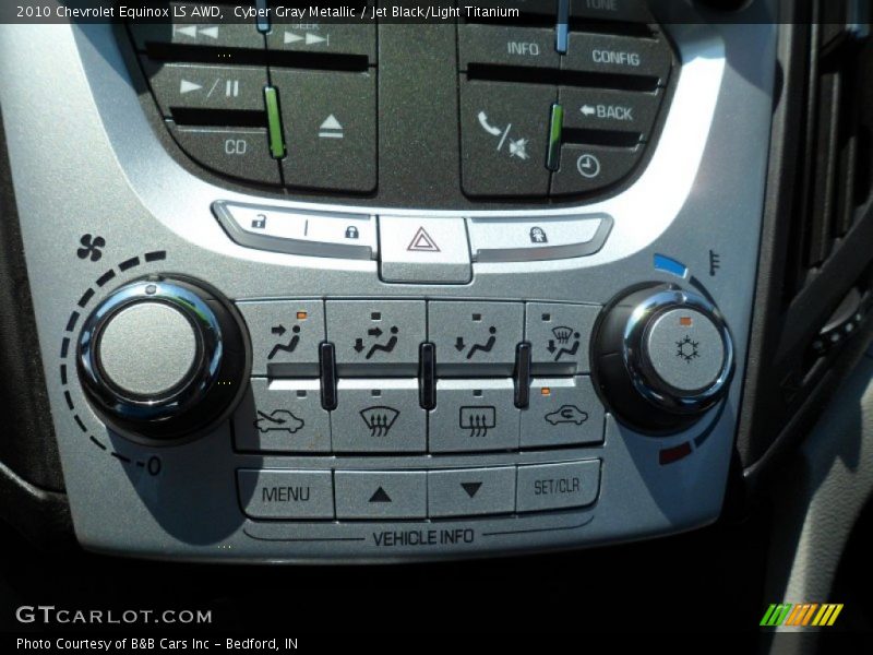 Cyber Gray Metallic / Jet Black/Light Titanium 2010 Chevrolet Equinox LS AWD