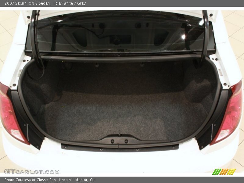 Polar White / Gray 2007 Saturn ION 3 Sedan