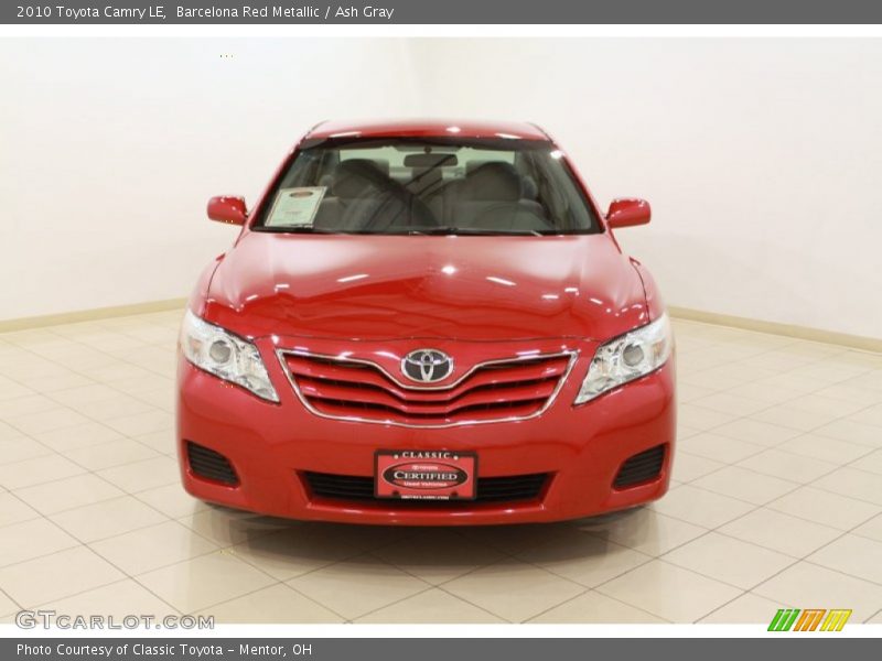 Barcelona Red Metallic / Ash Gray 2010 Toyota Camry LE