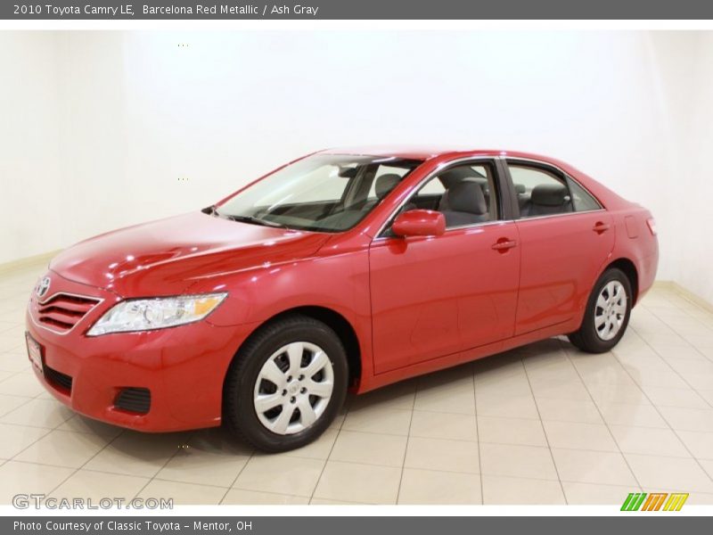 Barcelona Red Metallic / Ash Gray 2010 Toyota Camry LE