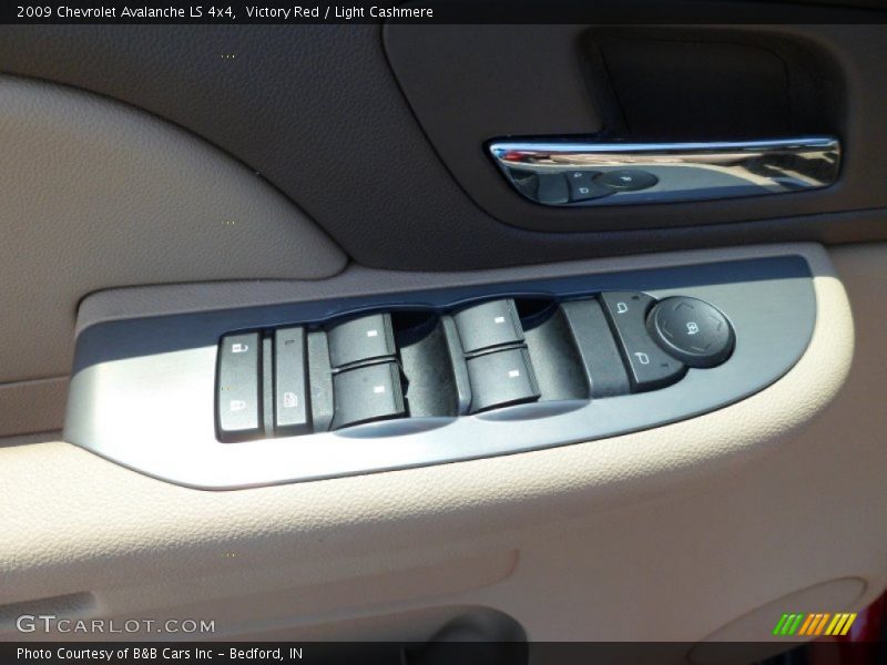 Victory Red / Light Cashmere 2009 Chevrolet Avalanche LS 4x4