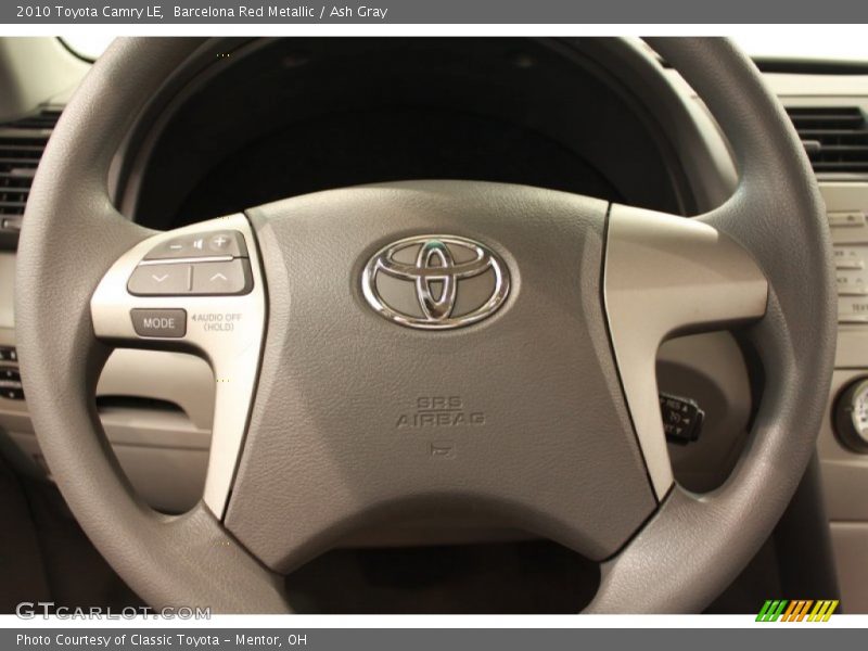 Barcelona Red Metallic / Ash Gray 2010 Toyota Camry LE