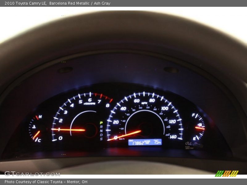 Barcelona Red Metallic / Ash Gray 2010 Toyota Camry LE