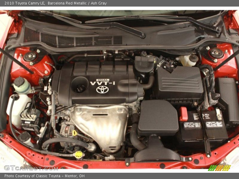 Barcelona Red Metallic / Ash Gray 2010 Toyota Camry LE