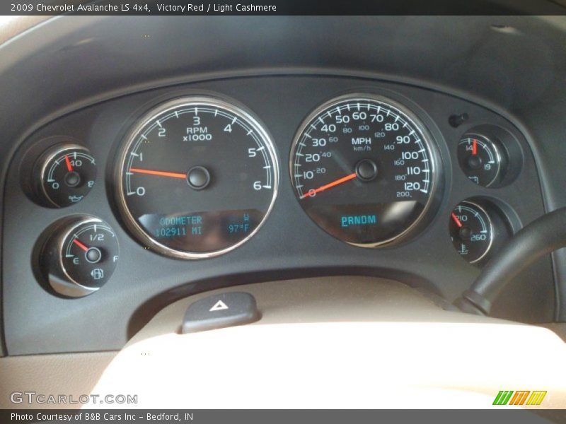  2009 Avalanche LS 4x4 LS 4x4 Gauges