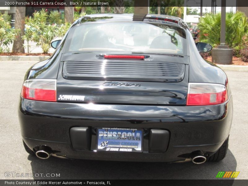 Black / Natural Brown 2000 Porsche 911 Carrera Coupe