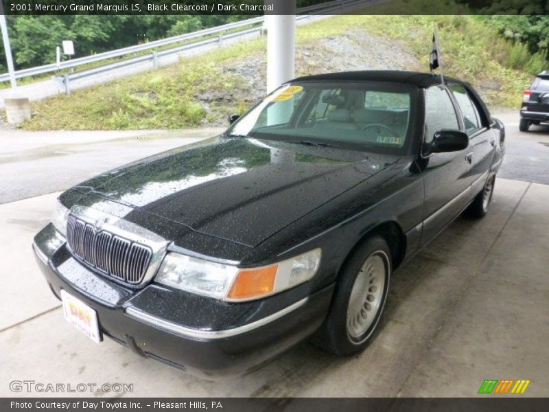 Black Clearcoat / Dark Charcoal 2001 Mercury Grand Marquis LS