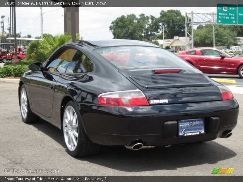 Black / Natural Brown 2000 Porsche 911 Carrera Coupe
