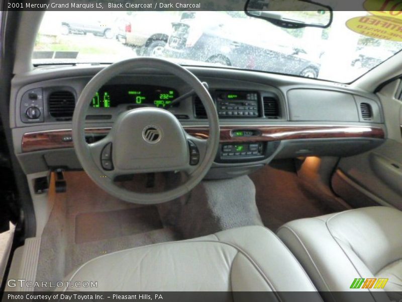 Black Clearcoat / Dark Charcoal 2001 Mercury Grand Marquis LS