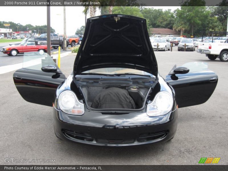 Black / Natural Brown 2000 Porsche 911 Carrera Coupe