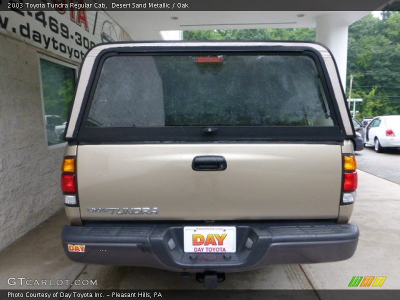 Desert Sand Metallic / Oak 2003 Toyota Tundra Regular Cab