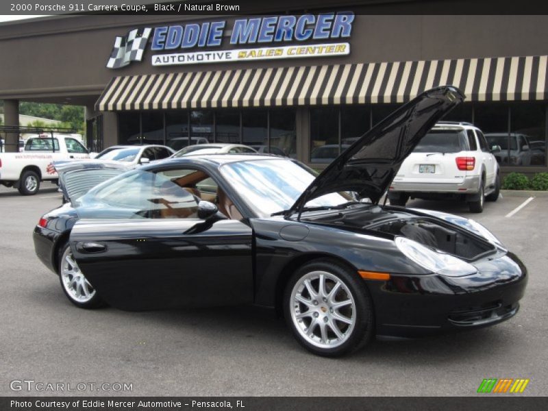 Black / Natural Brown 2000 Porsche 911 Carrera Coupe