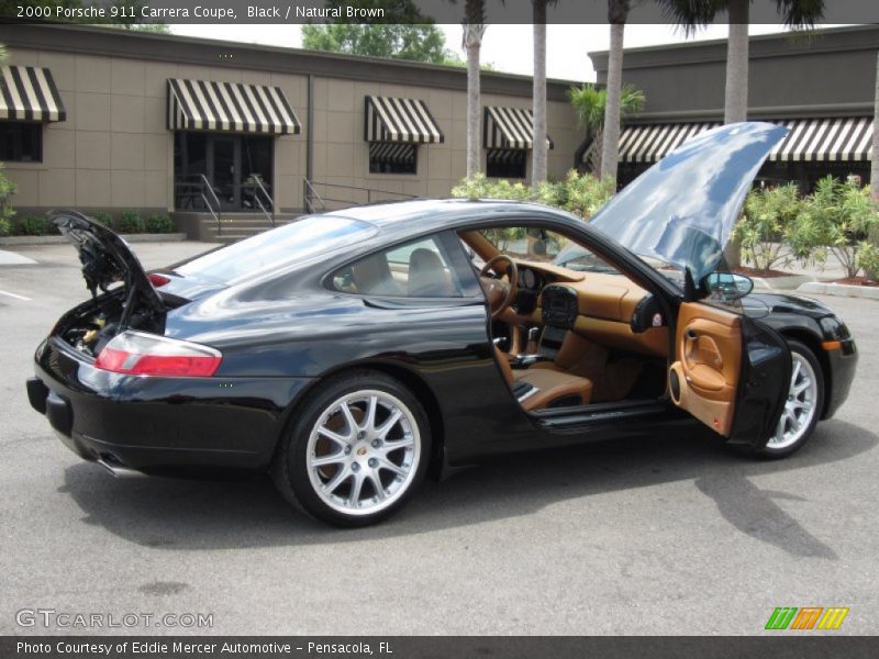 Black / Natural Brown 2000 Porsche 911 Carrera Coupe
