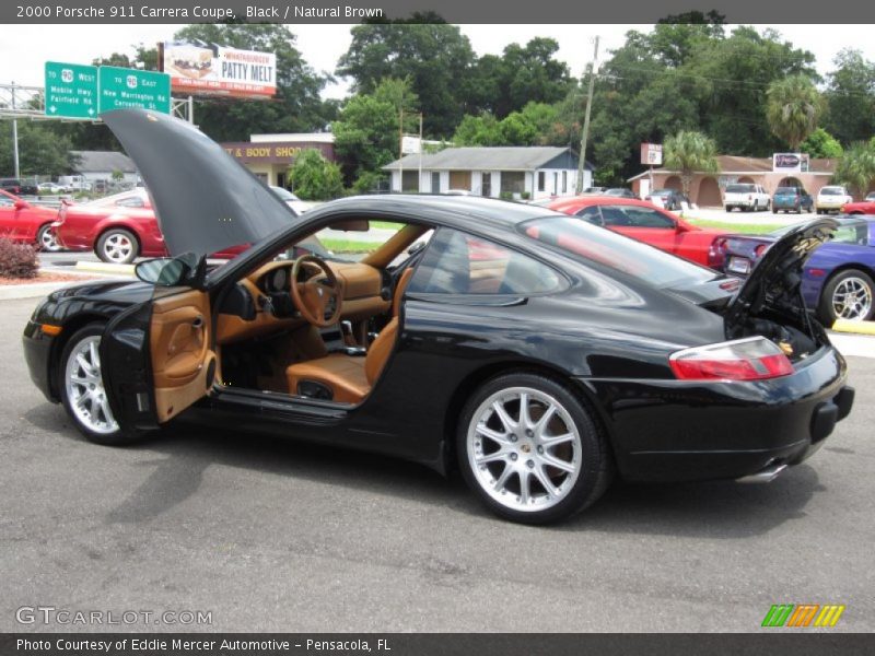Black / Natural Brown 2000 Porsche 911 Carrera Coupe