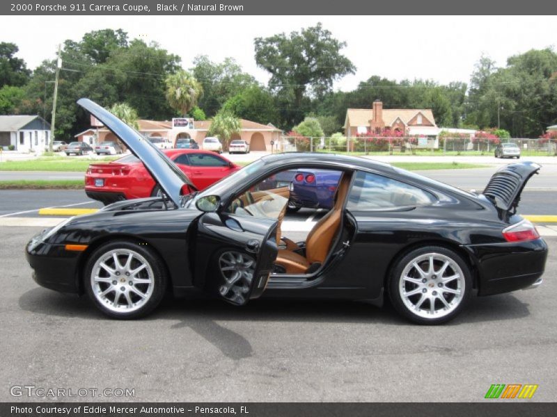 Black / Natural Brown 2000 Porsche 911 Carrera Coupe