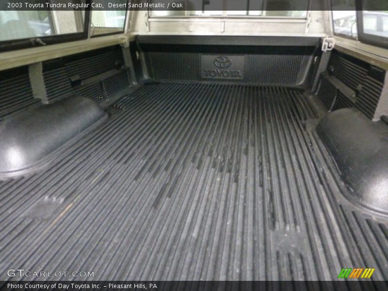 Desert Sand Metallic / Oak 2003 Toyota Tundra Regular Cab