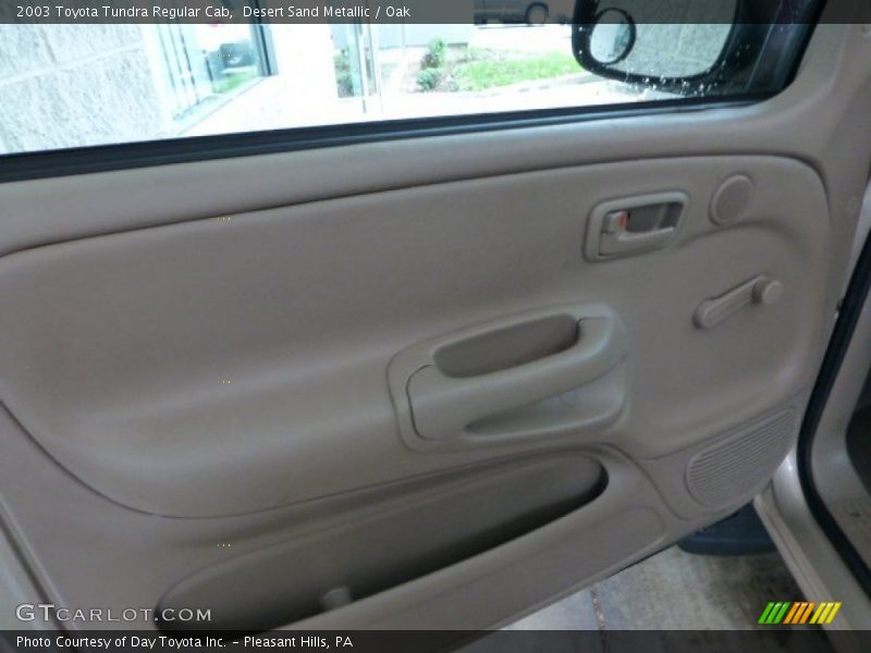 Desert Sand Metallic / Oak 2003 Toyota Tundra Regular Cab