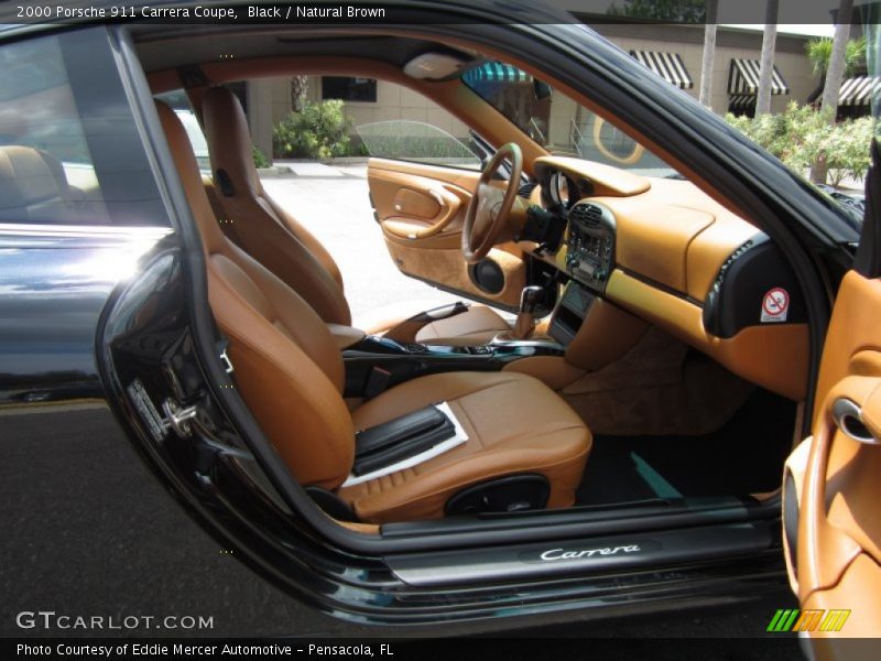 Black / Natural Brown 2000 Porsche 911 Carrera Coupe