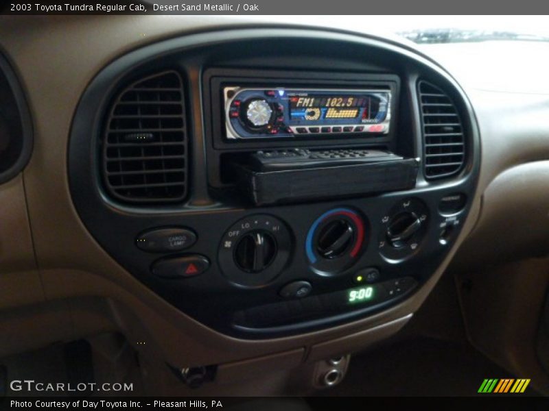 Desert Sand Metallic / Oak 2003 Toyota Tundra Regular Cab