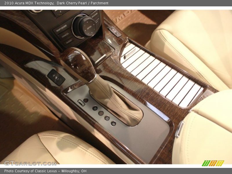 Dark Cherry Pearl / Parchment 2010 Acura MDX Technology
