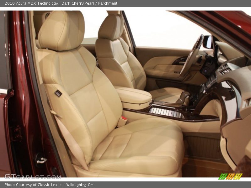 Dark Cherry Pearl / Parchment 2010 Acura MDX Technology
