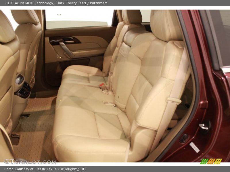 Dark Cherry Pearl / Parchment 2010 Acura MDX Technology