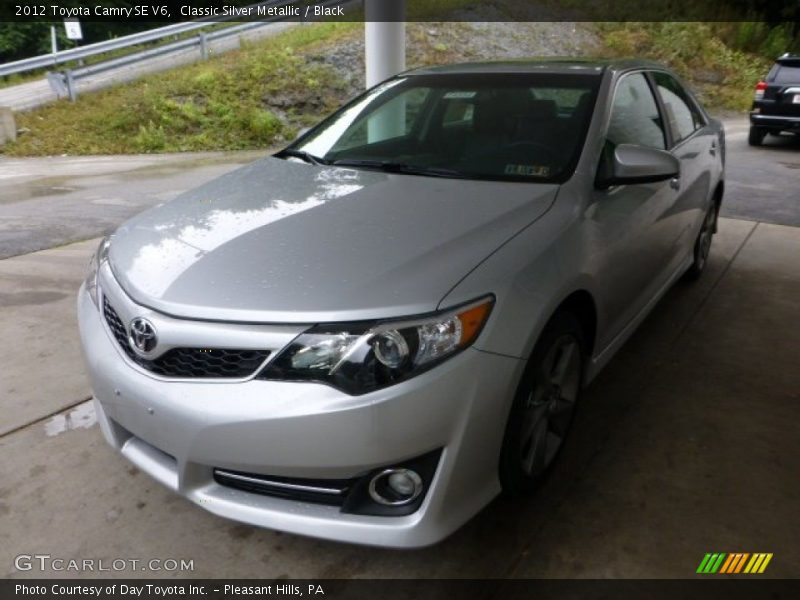 Classic Silver Metallic / Black 2012 Toyota Camry SE V6